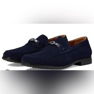 NEW Men's Navy Loafers with Chain Detail: Stacy Adams
Ravelle Toe Bit Slip-On
